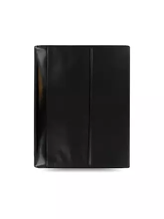 FILOFAX | Classeur A4 en cuir nappa avec fermeture éclair et anneaux amovibles Noir |